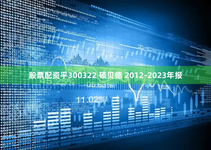 股票配资平300322 硕贝德 2012-2023年报